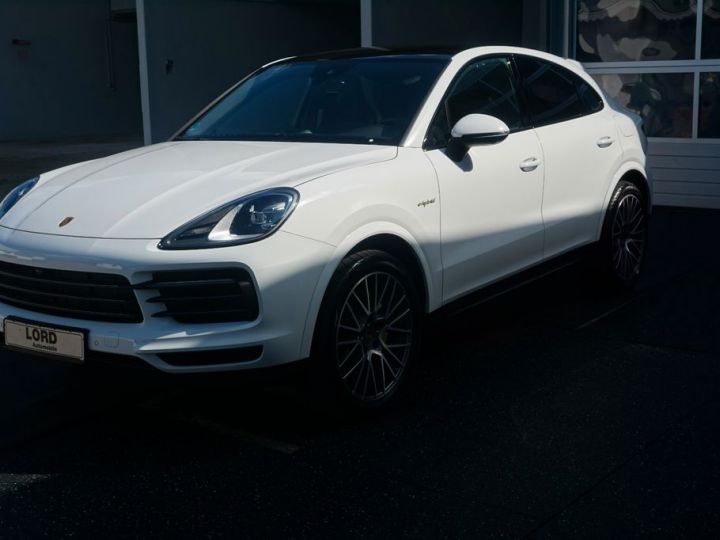 Porsche Cayenne Coupe E-Hybrid Platinum Edition 462 TOP BOSE 1èreM P;Approved 27/03/2025 TVA Récup. Blanche - 37