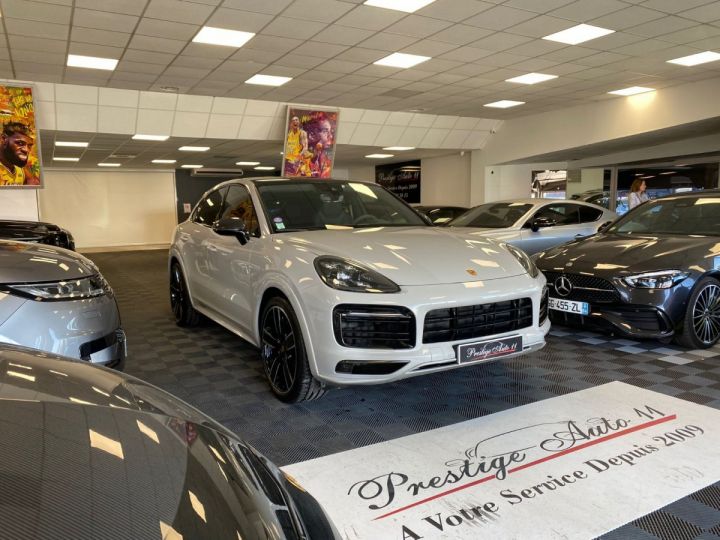 Porsche Cayenne COUPE E HYBRID Sport Design Gris Craie Pack Carbone Bose Origine France Carnet à Jour  coupé 1070 euros par mois  Gris - 2