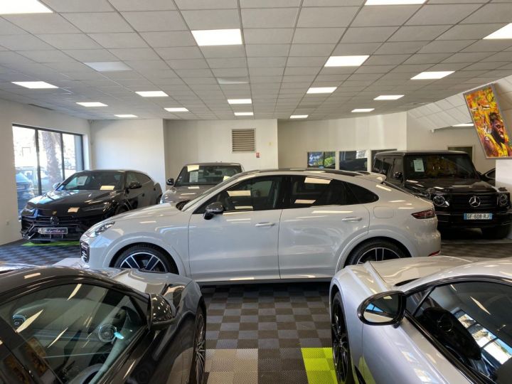 Porsche Cayenne COUPE E HYBRID Sport Design Gris Craie Pack Carbone Bose Origine France Carnet à Jour  coupé 1070 euros par mois  Gris - 7