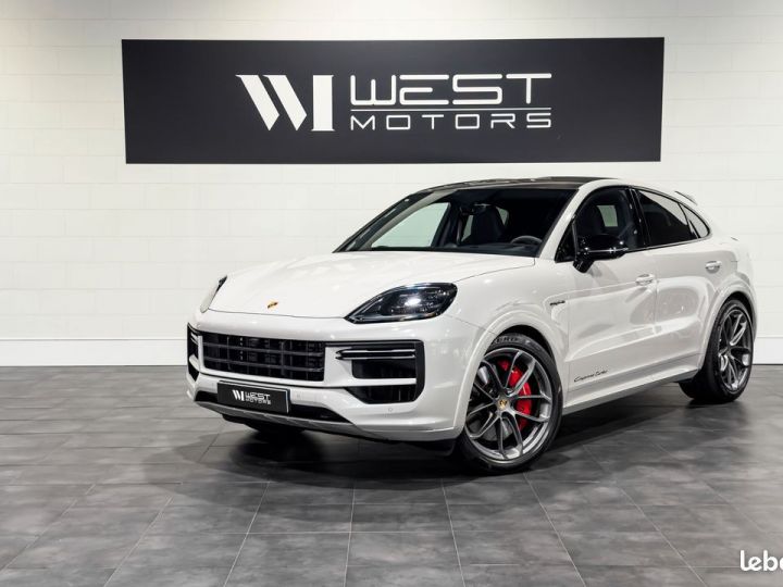 Porsche Cayenne Coupé Turbo E-Hybrid V8 739 – 1°Main Français Pack allégé Roues Ar. Direct. PDCC Carbone PDLS+ 2563EMOIS Gris - 1