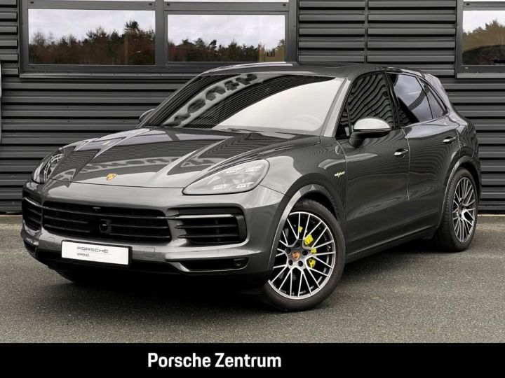 Porsche Cayenne E-Hybride 462Ch Essuie Arrière SL. Matrix Ventilation Du Siège Camera 360 Alarme Toit Pano / 134 Gris Métallisé - 1