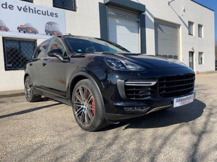 Porsche Cayenne II (2) 4.8 V8 520 TURBO TIPTRONIC     Essence NOIR BASALTE - 1