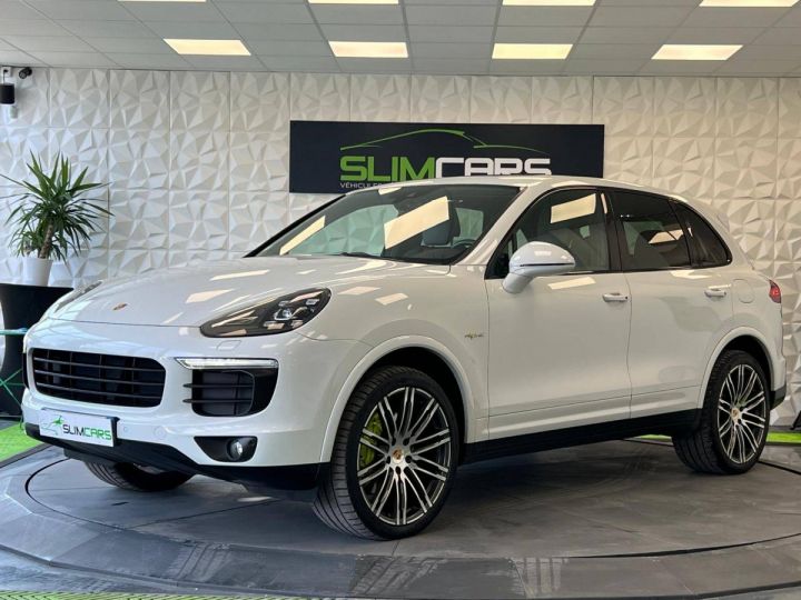 Porsche Cayenne II (958) 3.0 416ch S E-Hybrid Platinum Edition BLAN - 1