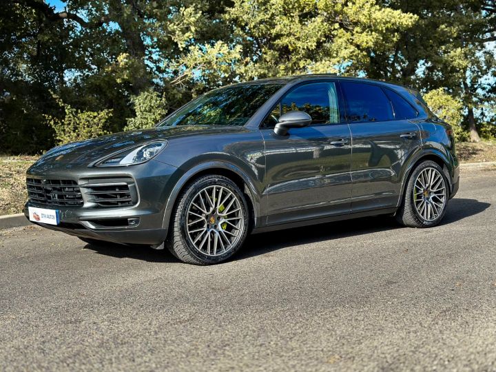 Porsche Cayenne III E-Hybrid 3.0 L V6 462 Ch 2°MAIN FR PDK Gris Quartzite Metal - 4