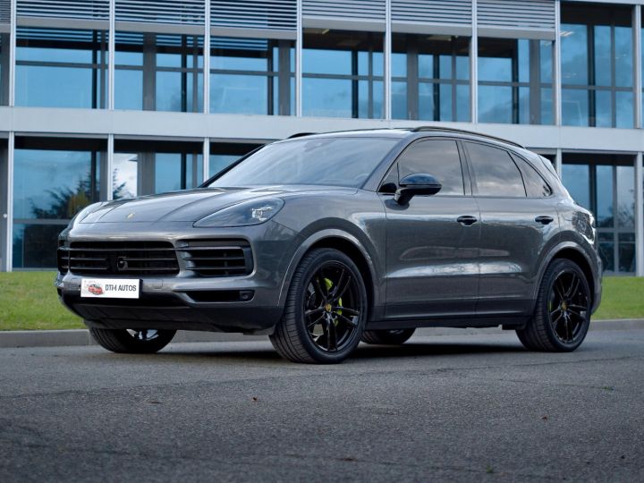 Porsche Cayenne III E-Hybrid 3.0L V6 462 Ch BVA Gris Quartzite Metal - 2