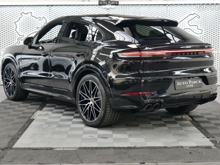 Porsche Cayenne New iii facelift e-hybrid 3.0 v6 470ch 1ere main francais tva recuperable bose soft close hud matrix led carbone int key less go pack sport design cam Noir - 4