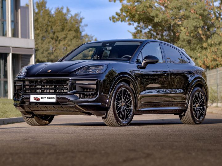 Porsche Cayenne NOUVEAU Cayenne III Coupé PHASE 2 EHYBRID 3.0L V6 470 Ch 1°MAIN FR Noir Chromite Métallisé - 3