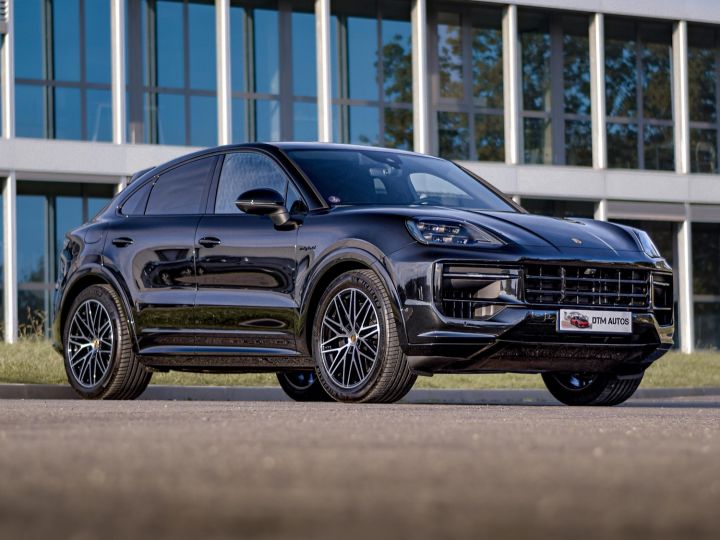 Porsche Cayenne NOUVEAU Cayenne III Coupé PHASE 2 EHYBRID 3.0L V6 470 Ch 1°MAIN FR Noir Chromite Métallisé - 9