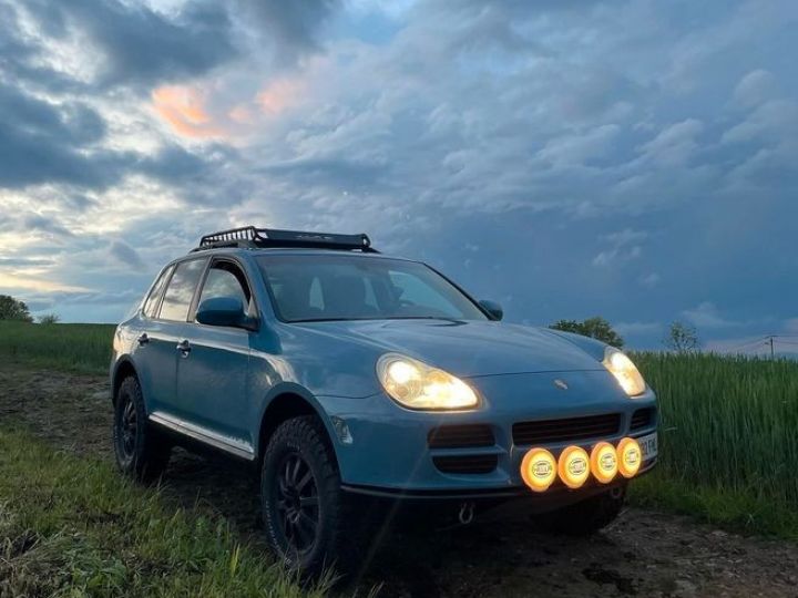 Porsche Cayenne Overland V6 Prepa Raid Bleu - 5