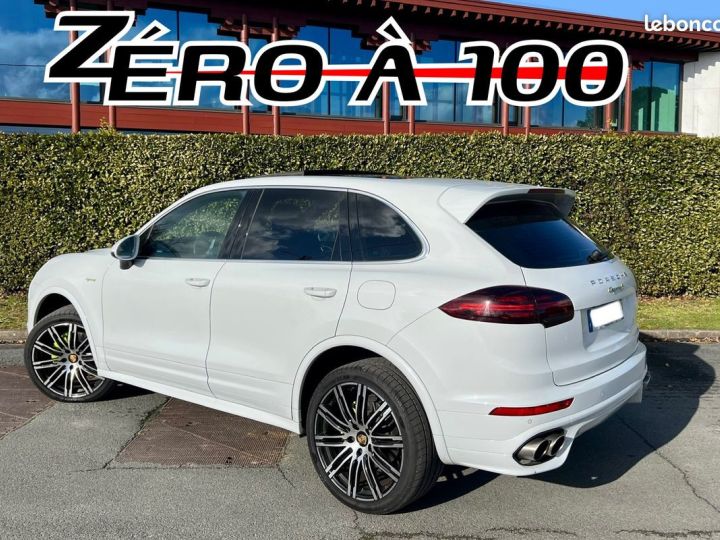 Porsche Cayenne S Hybrid 3.0 V6 AWD 24V 333-416 cv Boîte auto Blanc - 3