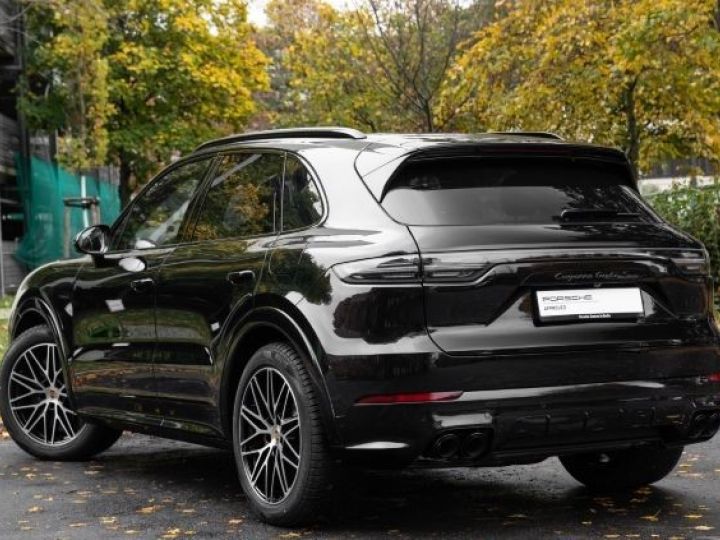 Porsche Cayenne TURBO S E-Hybride 680ch BURMESTER TÊTE HAUTE 22 Première main Porsche approved TVA récupérable NOIR CHROMITE - 3