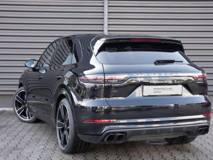 Porsche Cayenne TURBO S E-HYBRIDE PREMIERE MAIN PORSCHE APPROVED TVA RECUPERABLE NOIR - 3