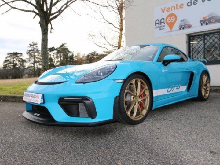 Porsche Cayman 718 GT4 4.0 420 CV BVM     Essence BLEU MIAMI - 3