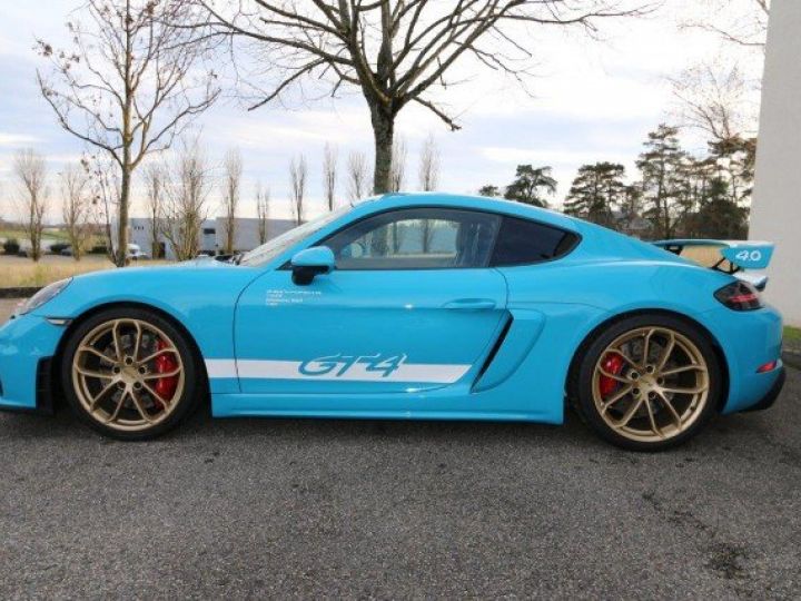 Porsche Cayman 718 GT4 4.0 420 CV BVM     Essence BLEU MIAMI - 4