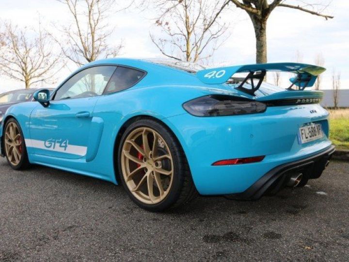 Porsche Cayman 718 GT4 4.0 420 CV BVM     Essence BLEU MIAMI - 13