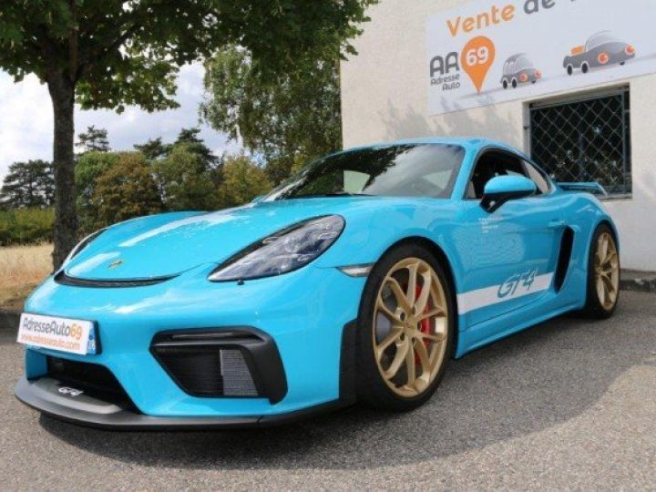 Porsche Cayman 718 GT4 4.0 420 CV BVM     Essence BLEU MIAMI - 29