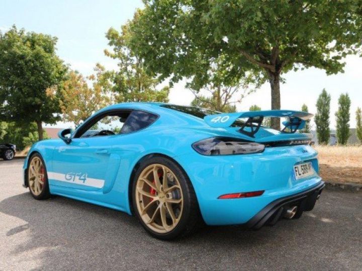 Porsche Cayman 718 GT4 4.0 420 CV BVM     Essence BLEU MIAMI - 38