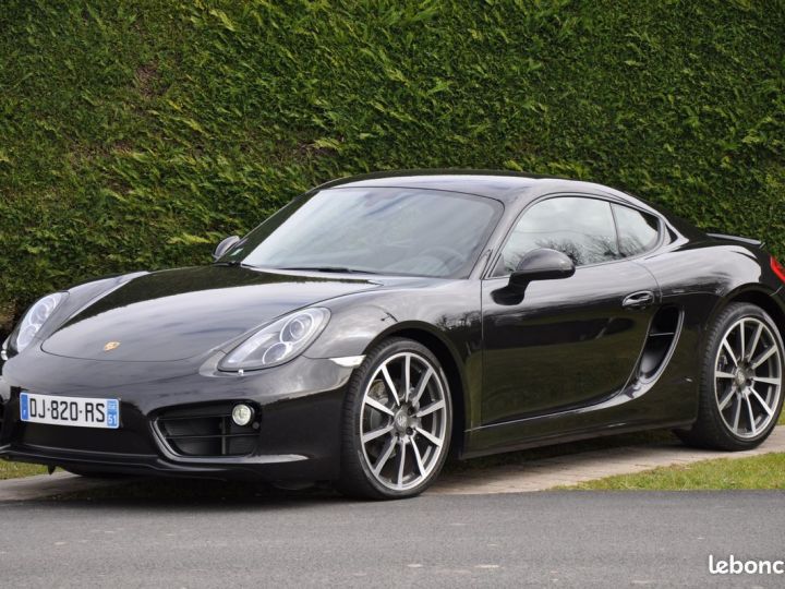 Porsche Cayman 981 2.7 PDK 275 Origine France 08-2014 38200kms Noir - 1