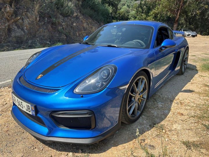 Porsche Cayman (981) 3.8 GT4 385ch Bleu - 1