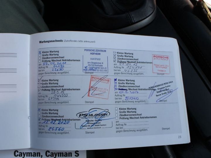 Porsche Cayman 987/ 2.7L 245ch/ Sièges sport chauffants/ Carnet complet/ 2nde main/ Garantie 12 mois noir - 9