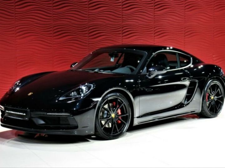 Porsche Cayman # GTS*SPORT-DESIGN-PAKET*SPORTABGAS**20LM* 1ere Main Noir Peinture métallisée - 1
