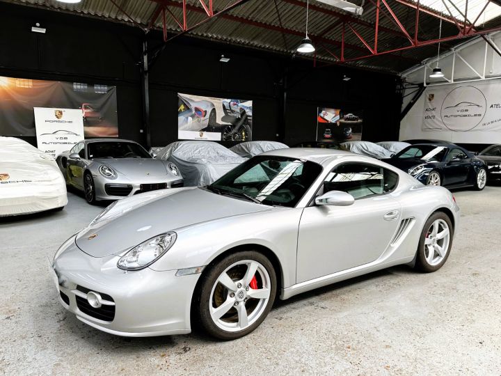 Porsche Cayman PORSCHE 987 CAYMAN S 3.4 295CV BVM / SPORT CHRONO / 67500KMS Argent - 3