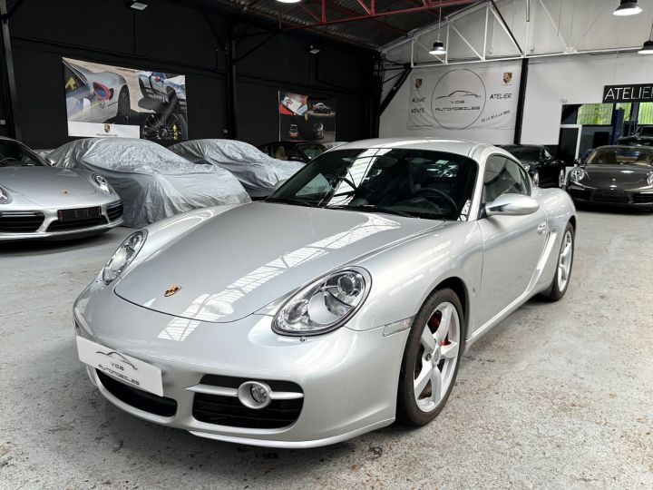 Porsche Cayman PORSCHE 987 CAYMAN S 3.4 295CV BVM / SPORT CHRONO / 67500KMS Argent - 1