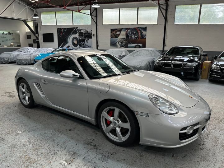 Porsche Cayman PORSCHE 987 CAYMAN S 3.4 295CV BVM / SPORT CHRONO / 67500KMS Argent - 10