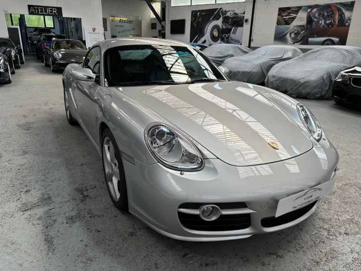 Porsche Cayman PORSCHE 987 CAYMAN S 3.4 295CV BVM / SPORT CHRONO / 67500KMS Argent - 11