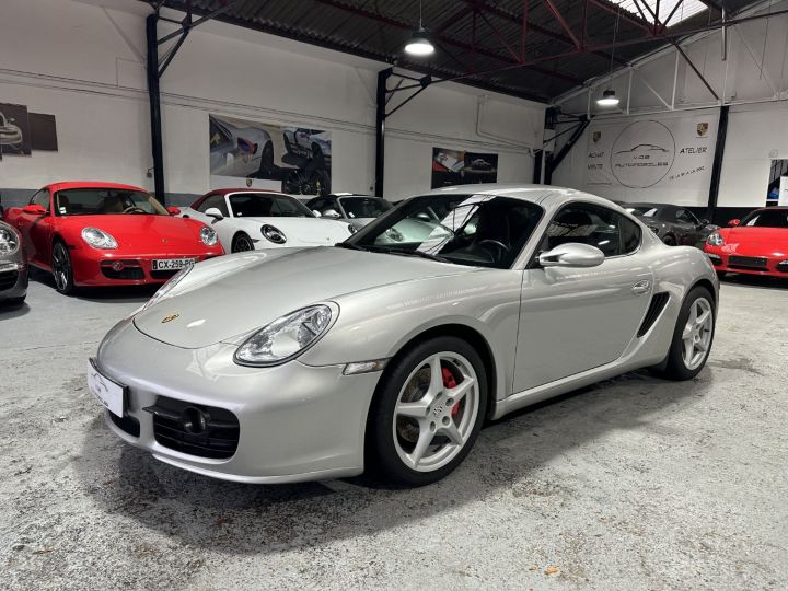 Porsche Cayman PORSCHE 987 CAYMAN S 34. 295CV BVM / PASM / SUPERBE Argent - 1