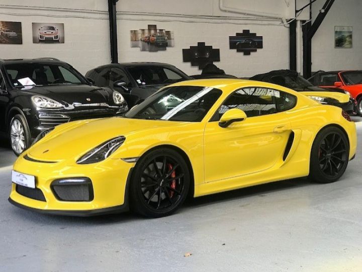 Porsche Cayman PORSCHE CAYMAN GT4 / JAUNE VITESSE /1 MAIN Jaune - 4