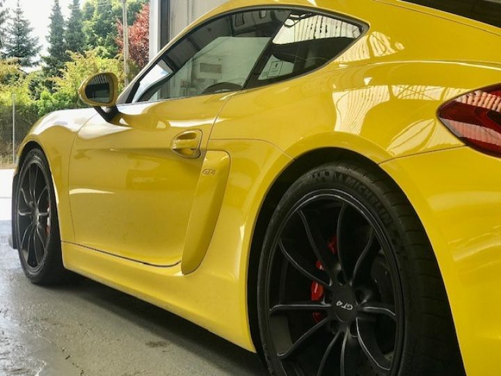 Porsche Cayman PORSCHE CAYMAN GT4 / JAUNE VITESSE /1 MAIN Jaune - 9