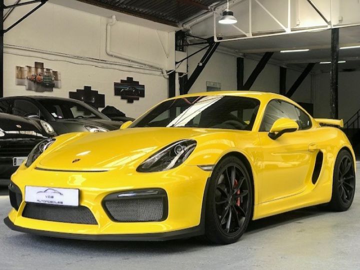 Porsche Cayman PORSCHE CAYMAN GT4 / JAUNE VITESSE /1 MAIN Jaune - 1