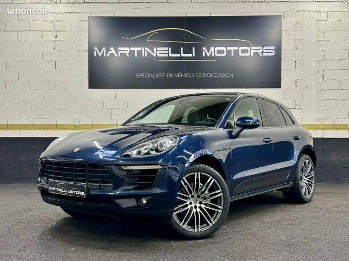 Porsche Macan 3.0 V6 340ch S PDK Bleu - 1