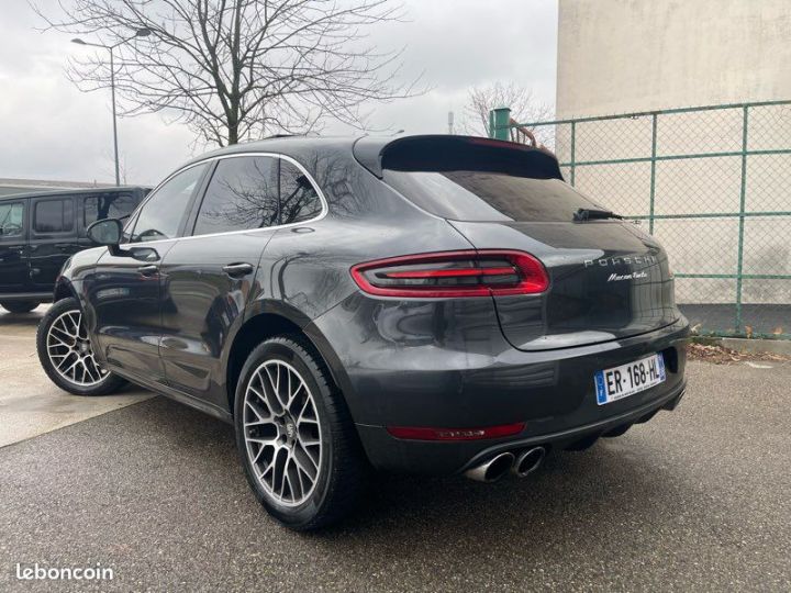 Porsche Macan 3.6 V6 440ch Turbo Pack Performance PDK Gris - 3