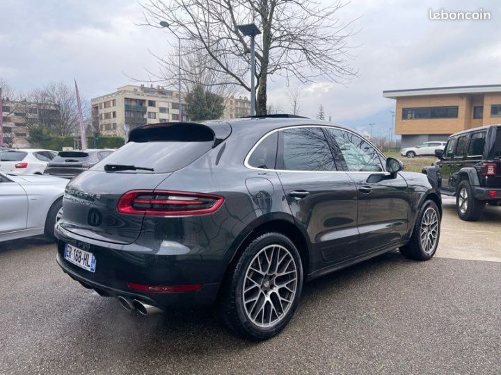 Porsche Macan 3.6 V6 440ch Turbo Pack Performance PDK Gris - 4