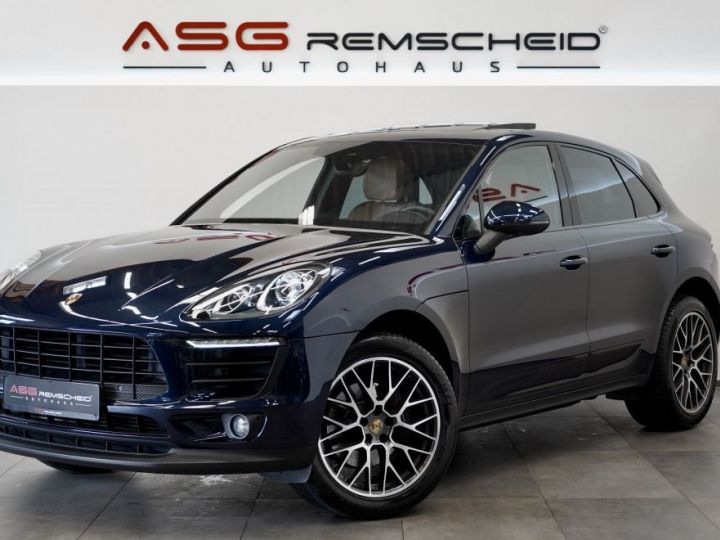 Porsche Macan Porsche Macan 2.0 252 PDK 1èreM TOP PDLS Caméra BOSE SPORT PASM Garantie 12 mois Bleu métallisé - 1