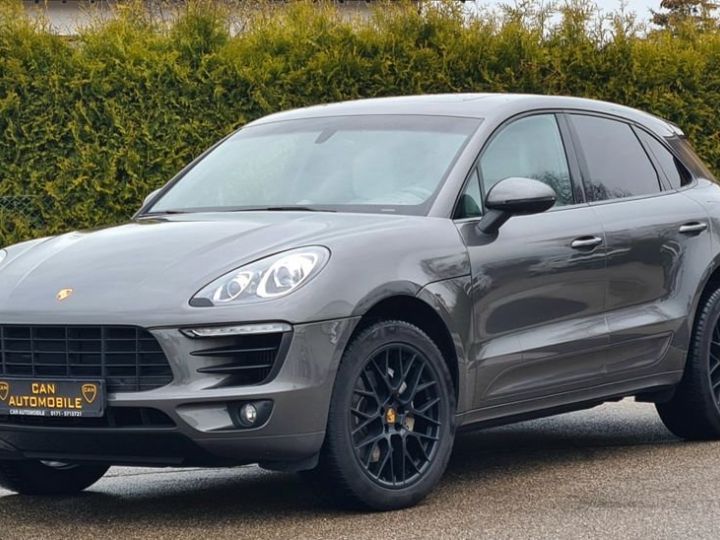 Porsche Macan Porsche Macan S 3.0 V6 PDK 340 Caméra TOP Pack sport BOSE Garantie 12 mois Gris Achat - 2