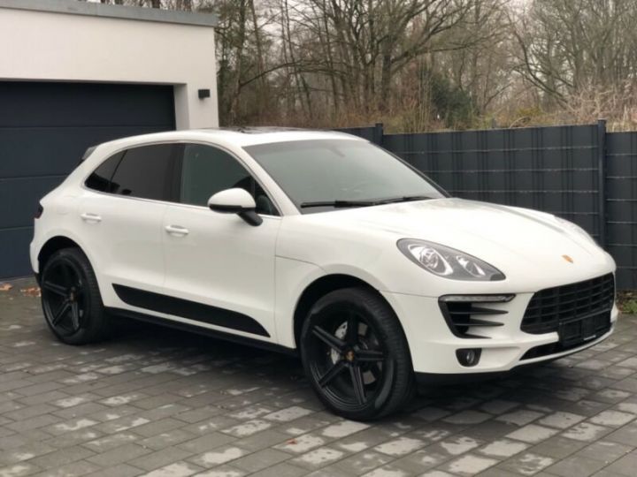 Porsche Macan Porsche Macan S 340 Blanc JA 21 TOP PASM PDLS BOSE Garantie 12 mois Blanche - 4