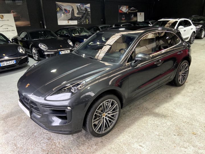 Porsche Macan PORSCHE MACAN TURBO 2.9 440CV PDK / 2020 / 33000 KMS/ PSE / CHRONO / SUPERBE Gris Volcano - 4