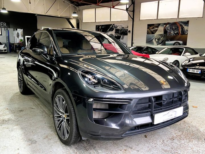 Porsche Macan PORSCHE MACAN TURBO 2.9 440CV PDK / 2020 / 33000 KMS/ PSE / CHRONO / SUPERBE Gris Volcano - 9