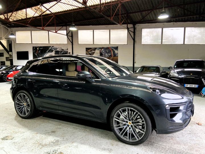 Porsche Macan PORSCHE MACAN TURBO 2.9 440CV PDK / 2020 / 33000 KMS/ PSE / CHRONO / SUPERBE Gris Volcano - 10