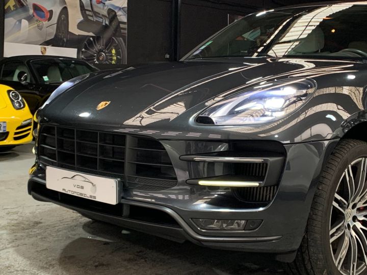 Porsche Macan PORSCHE MACAN TURBO 3.6 400CV PDK /2016 / FULL / PSE / CHRONO / SIEGES VENTILES / SUPERBE Gris Volcano - 7