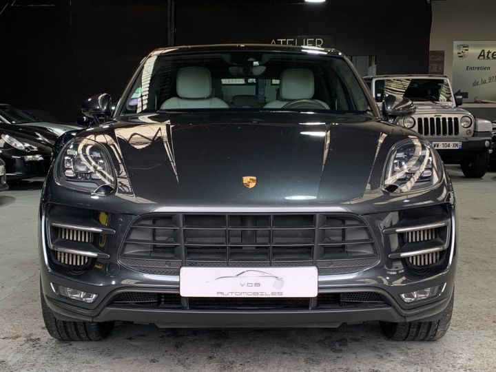 Porsche Macan PORSCHE MACAN TURBO 3.6 400CV PDK /2016 / FULL / PSE / CHRONO / SIEGES VENTILES / SUPERBE Gris Volcano - 11