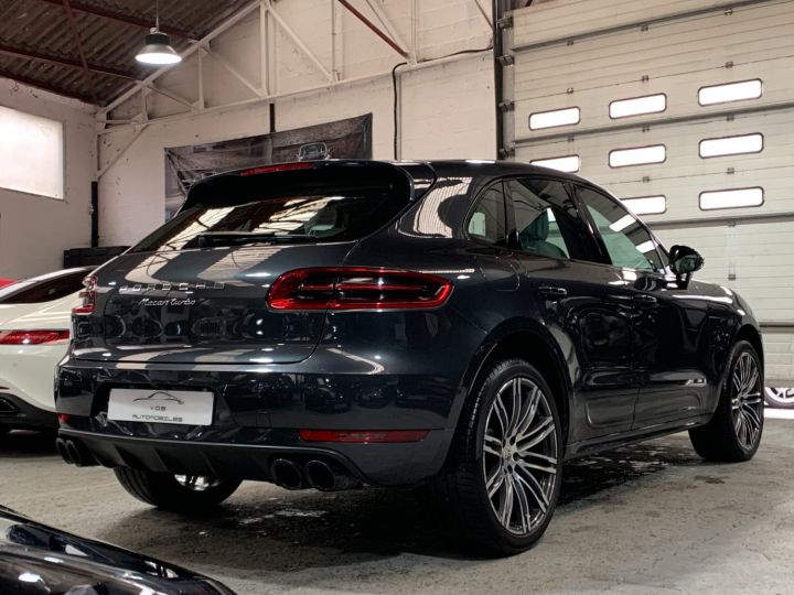 Porsche Macan PORSCHE MACAN TURBO 3.6 400CV PDK /2016 / FULL / PSE / CHRONO / SIEGES VENTILES / SUPERBE Gris Volcano - 9