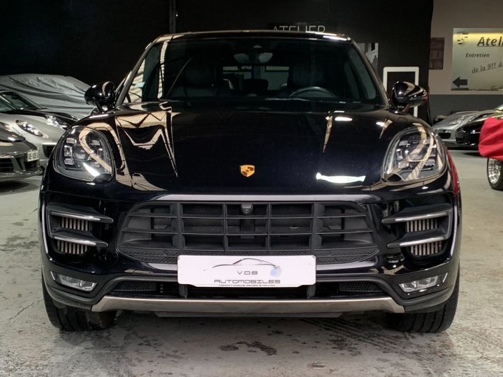 Porsche Macan PORSCHE MACAN TURBO PDK 3.6 400CV / PANO / CHRONO / ECHAP / FRANCE Noir - 2