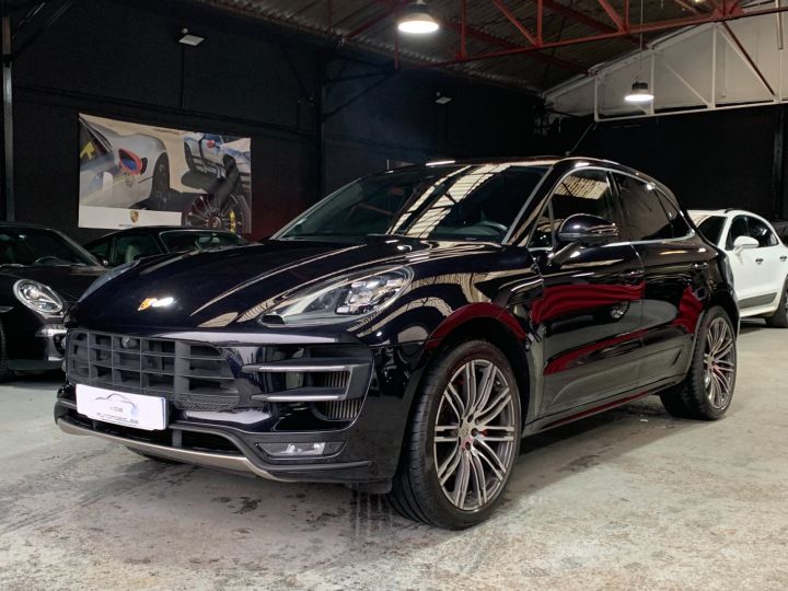 Porsche Macan PORSCHE MACAN TURBO PDK 3.6 400CV / PANO / CHRONO / ECHAP / FRANCE Noir - 3