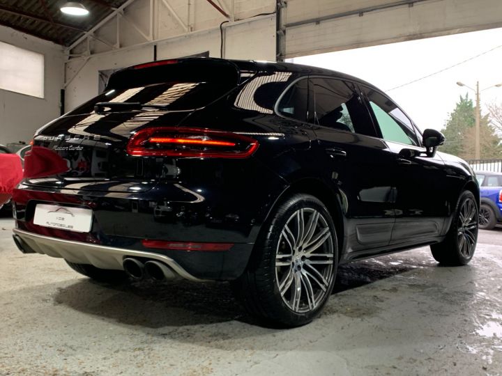 Porsche Macan PORSCHE MACAN TURBO PDK 3.6 400CV / PANO / CHRONO / ECHAP / FRANCE Noir - 7