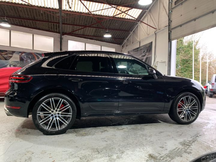 Porsche Macan PORSCHE MACAN TURBO PDK 3.6 400CV / PANO / CHRONO / ECHAP / FRANCE Noir - 9