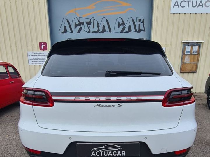 Porsche Macan S 3.0 V6 340ch PDK Blanc - 4